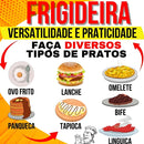 Frigideira Antiadherente 3 Divisões – Para Ovos, Bacon e Snacks