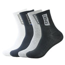 Kit 12 Meias Masculinas Esportivas – Cano Longo, Cores Sortidas