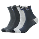 Kit 12 Meias Masculinas Esportivas – Cano Longo, Cores Sortidas